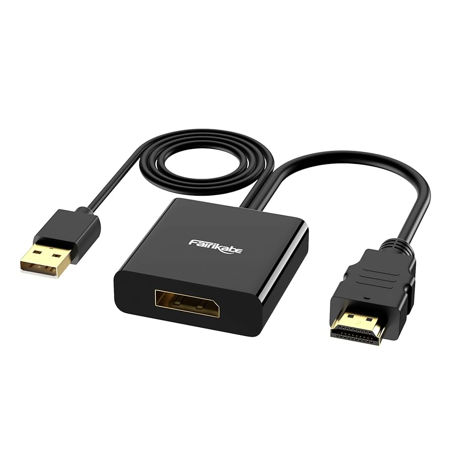 Amazon.com: fairikabe HDMI to DisplayPort Adapter 4K 60Hz